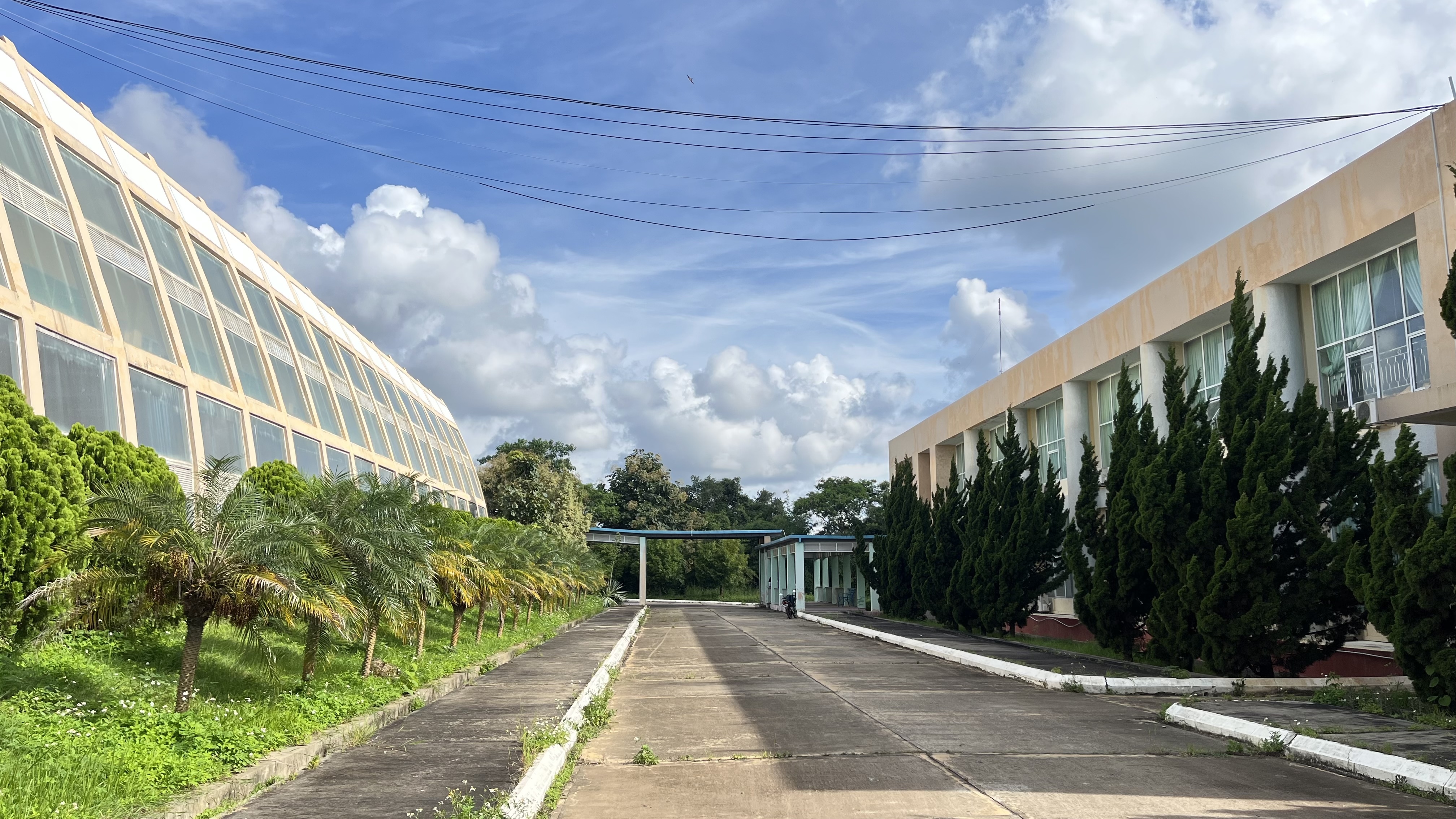 Hero image of a bustling university campus